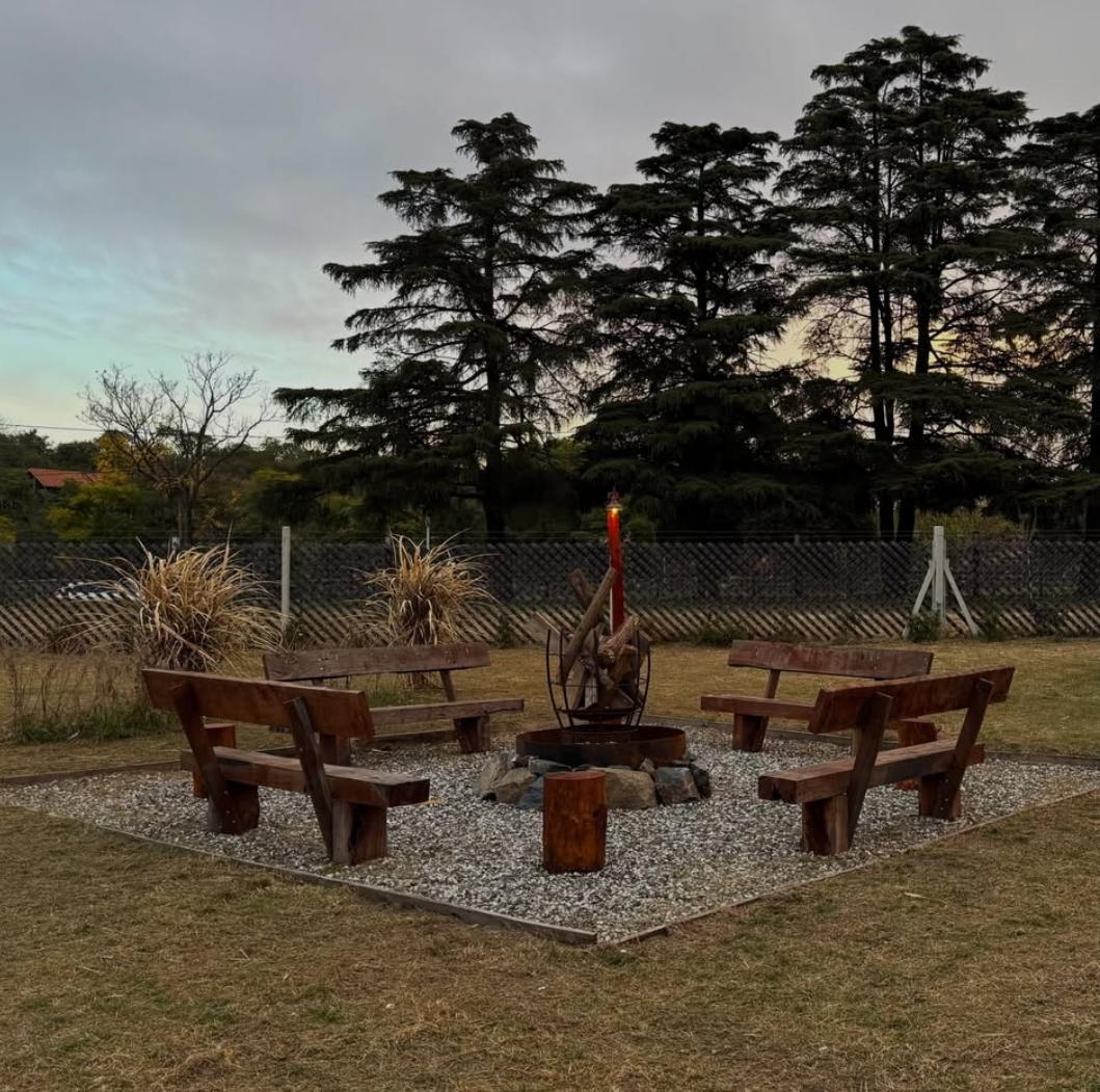 The fire pit — Villa Vadori Suites